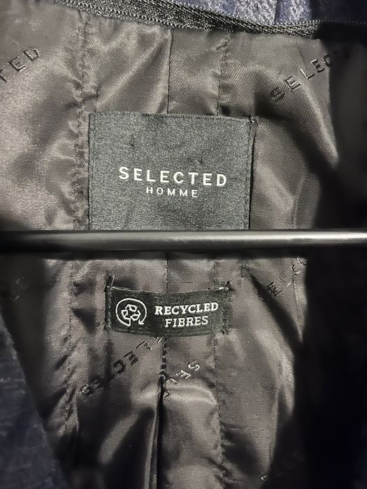 Palton de stofa (lana) marime L carouri