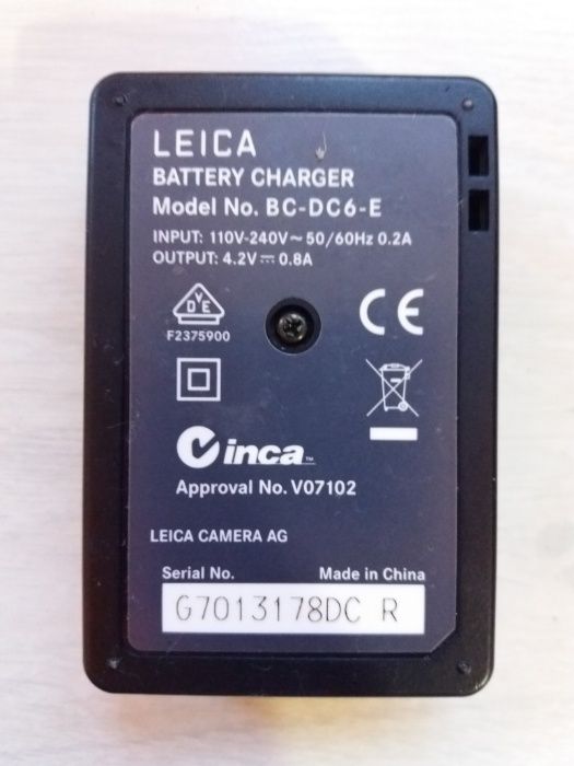 Зарядно Leica BC-DC6-E