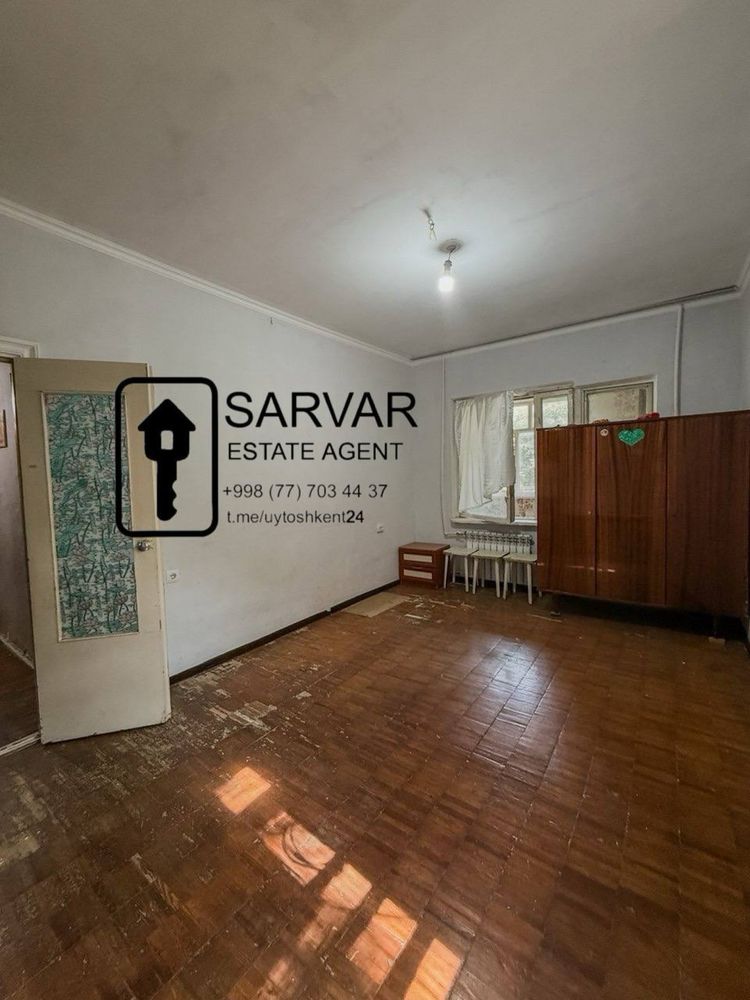 2-комнатная квартира Карасу-1, 60м², 4/5 этаж, 2х6 кирпич