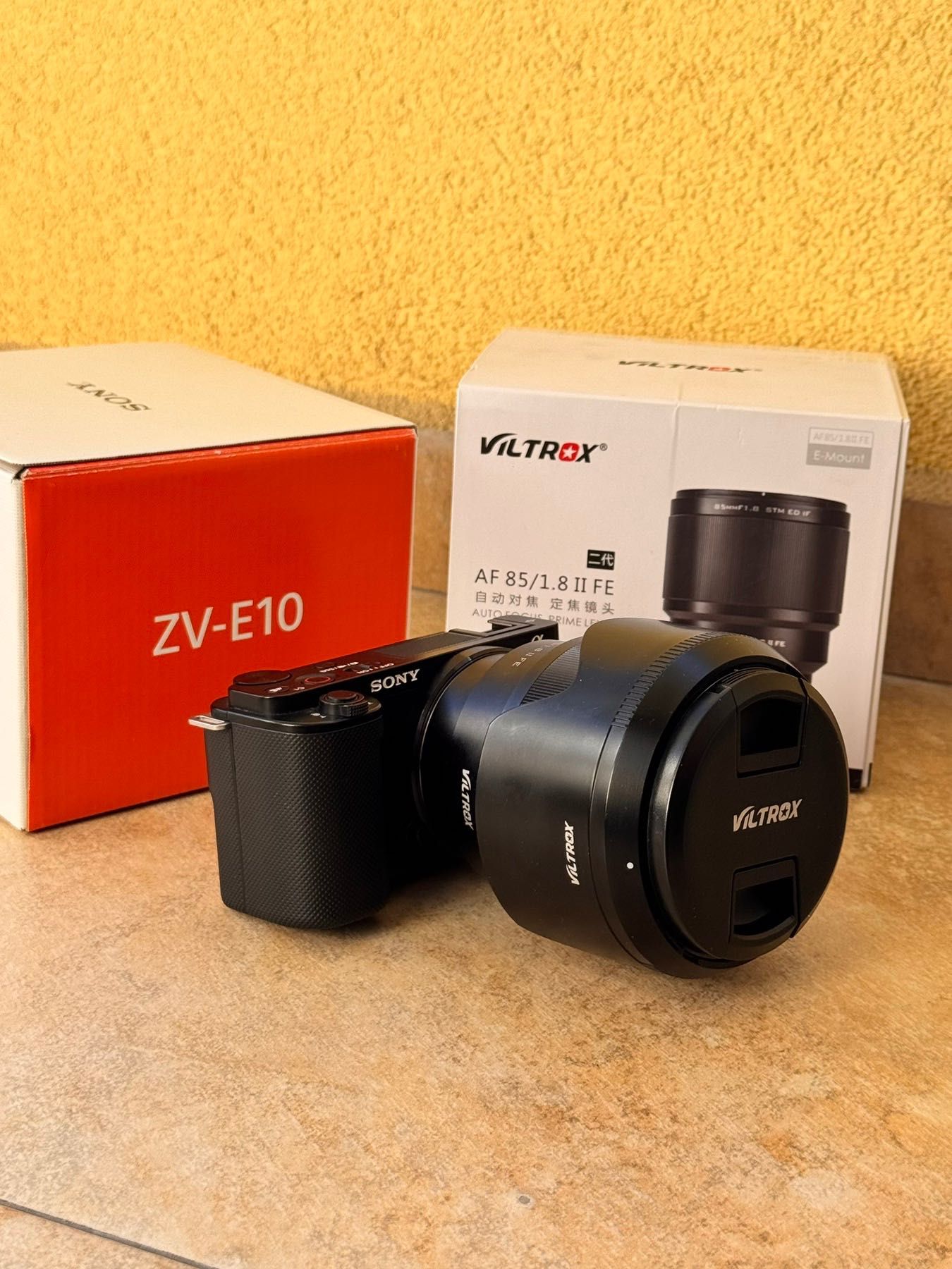 Sony ZV-E10 в комплект с Viltrox 85mm 1.8 FE II ГАРАНЦИЯ