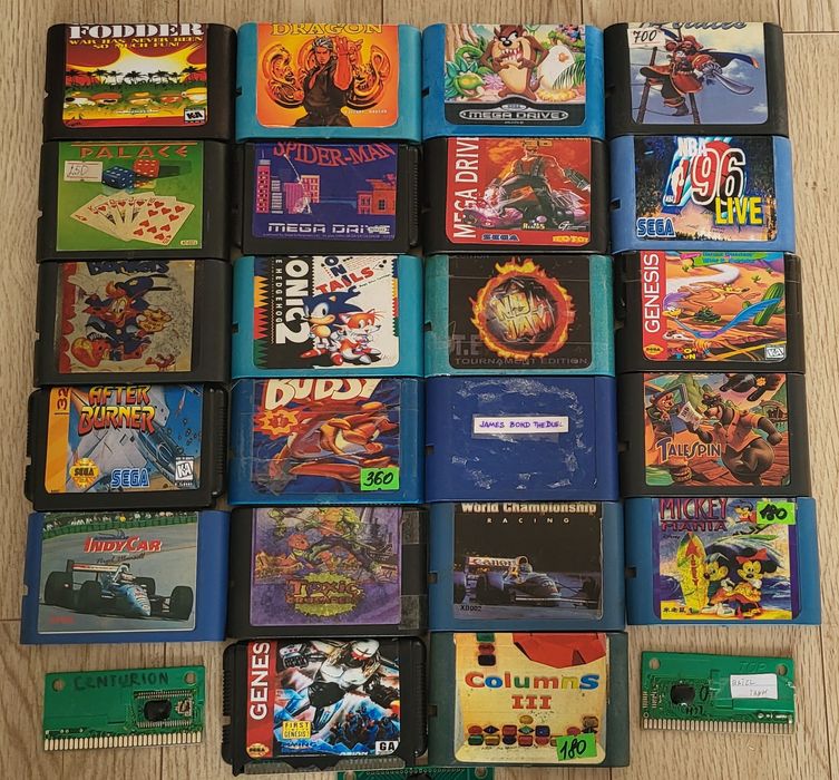 Картриджи для sega.