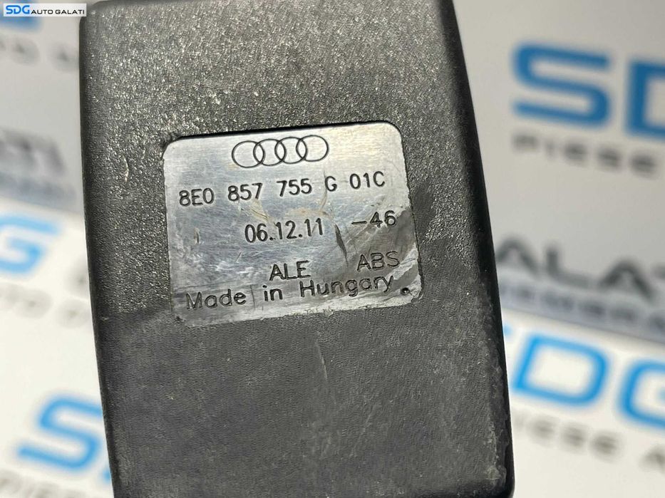 Pretensionare Capsa Pretensioner de la Scaun Stanga Fata Sofer Seat Exeo 2009 - 2014 Cod 8E0857755G