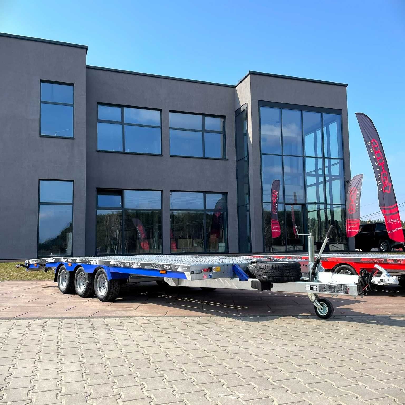Platforma Trailer auto 5m-5.5m-6m, 3 axe - TA-NO SCORPIO