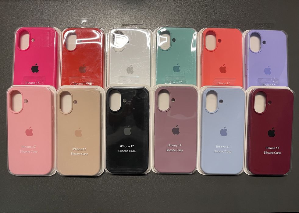 Силиконов кейс iPhone 17 17 Air 17 Pro 17 Pro Max