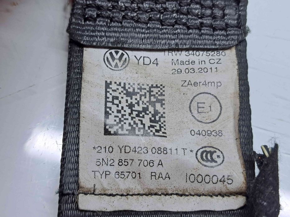 Centura dreapta fata Volkswagen Tiguan (5N) [Fabr 2007-2016] 5N285770