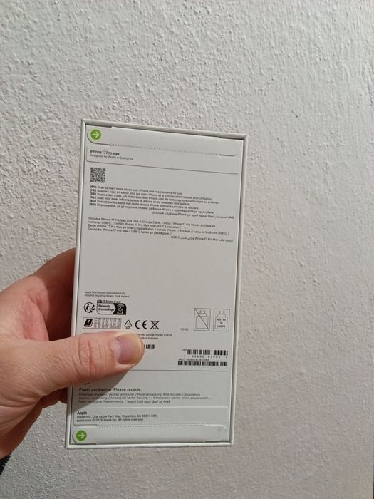 iPhone 17 Pro max 256Gb