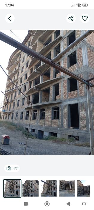 Квартира навстройка сотилади