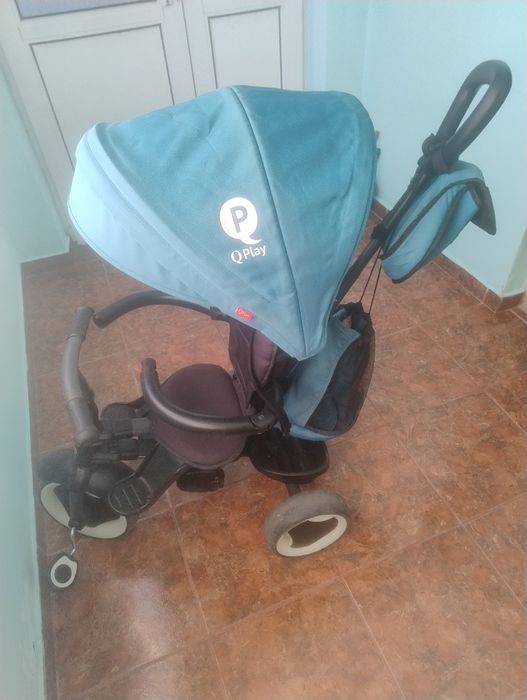 Tricicleta 3 în 1 pliabila QPlay