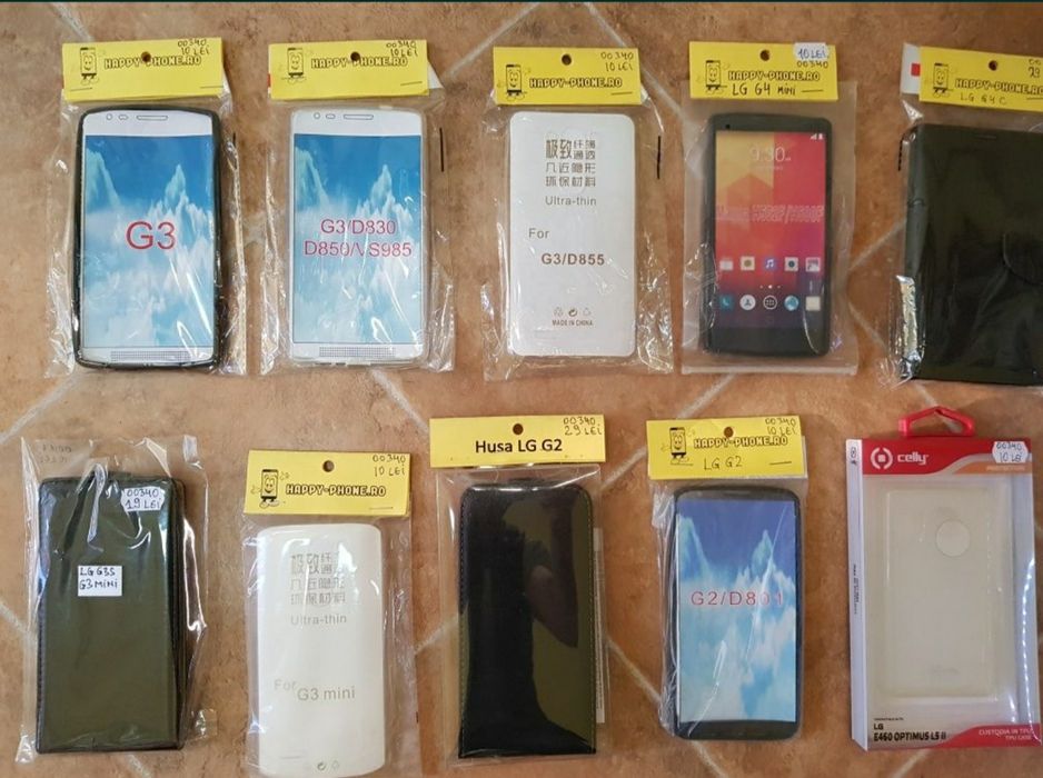 2 buc Husa lg g2 g3 g4 silicon si flip carte