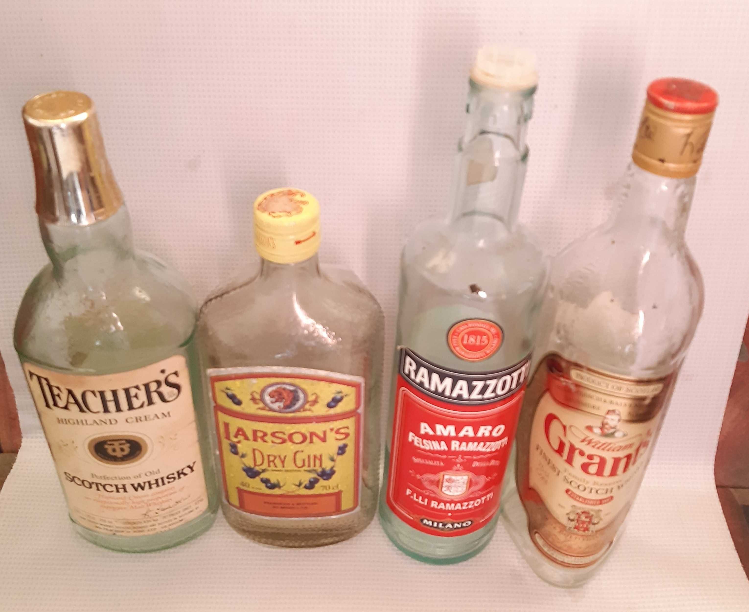 Стари бутилки от алкохол, за декорация