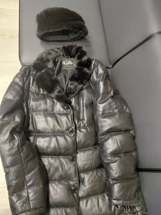 Дубленка с норкой