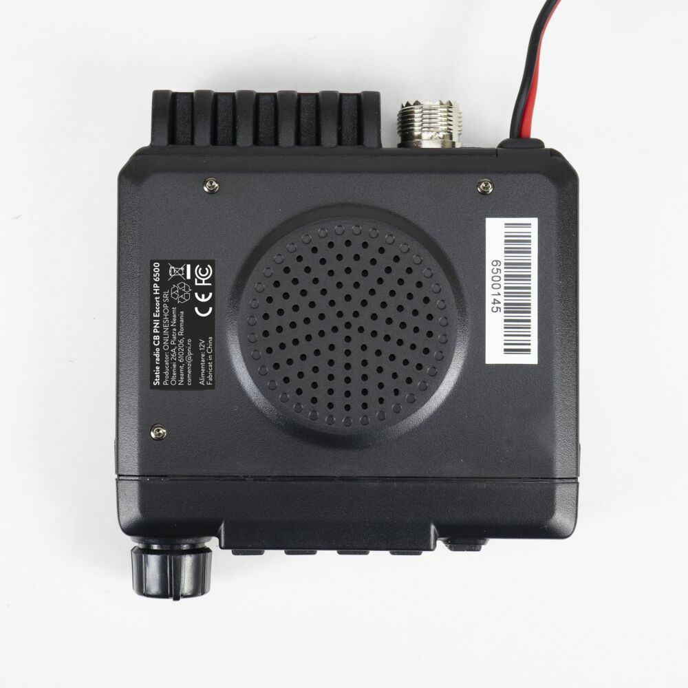 Stație Radio CB PNI ESCORT HP6500,ASQ,RF GAIN,AM/FM,putere 4W- 20W-30W