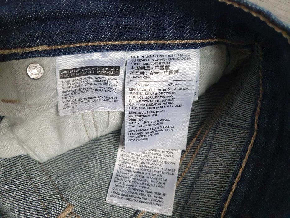 Blugi LEVI'S 511 Slim - Marime W30 L30 (Talie 81 cm)