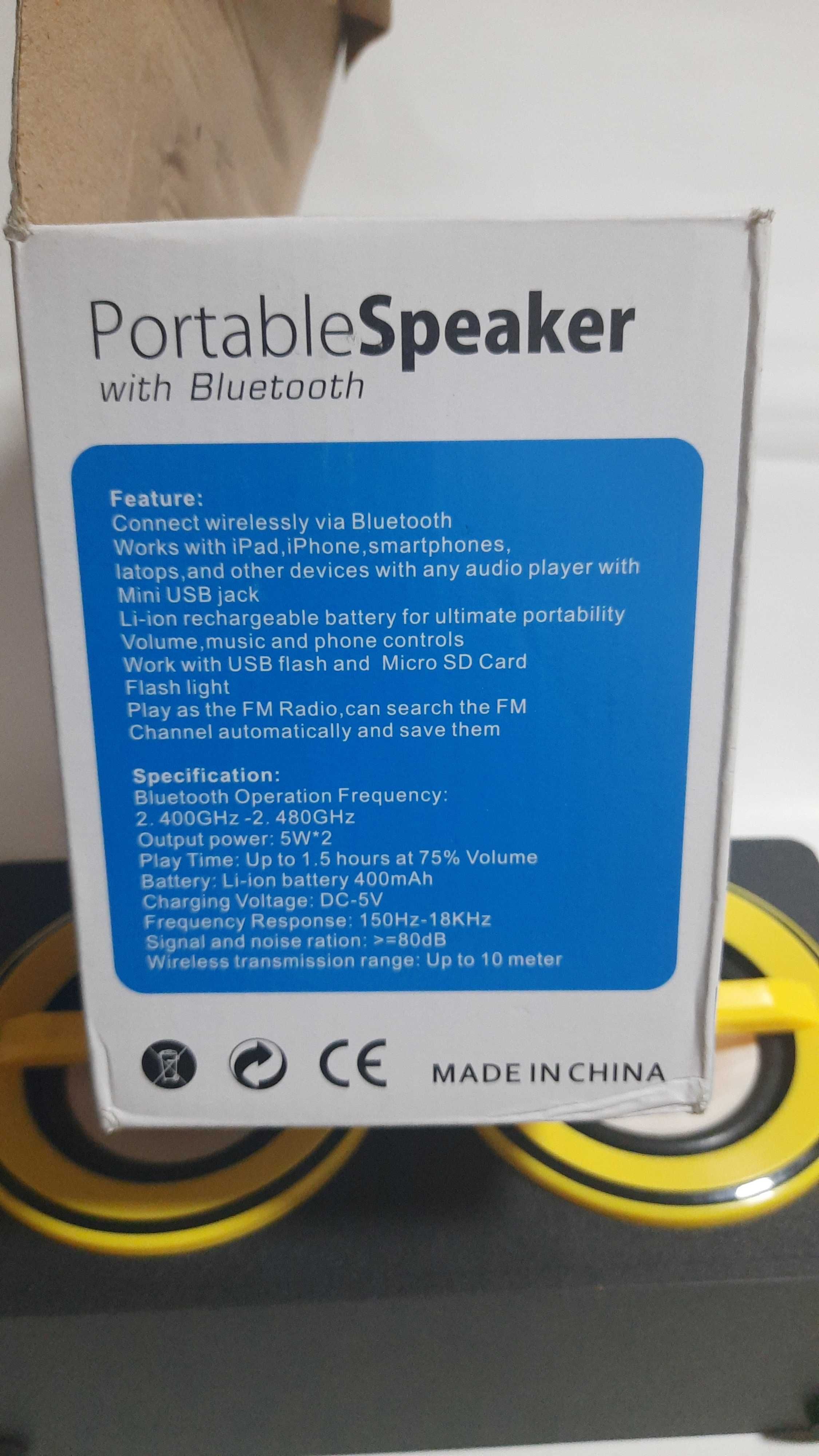 Boxaportabila cu mp3player si joc de lumini