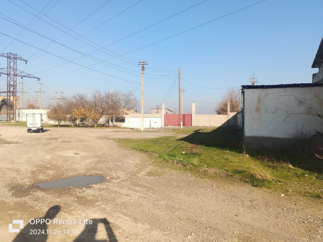 Продаётся 0,99 га. производственная база. Чиноз