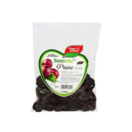 Prune uscate fara samburi 250 de grame