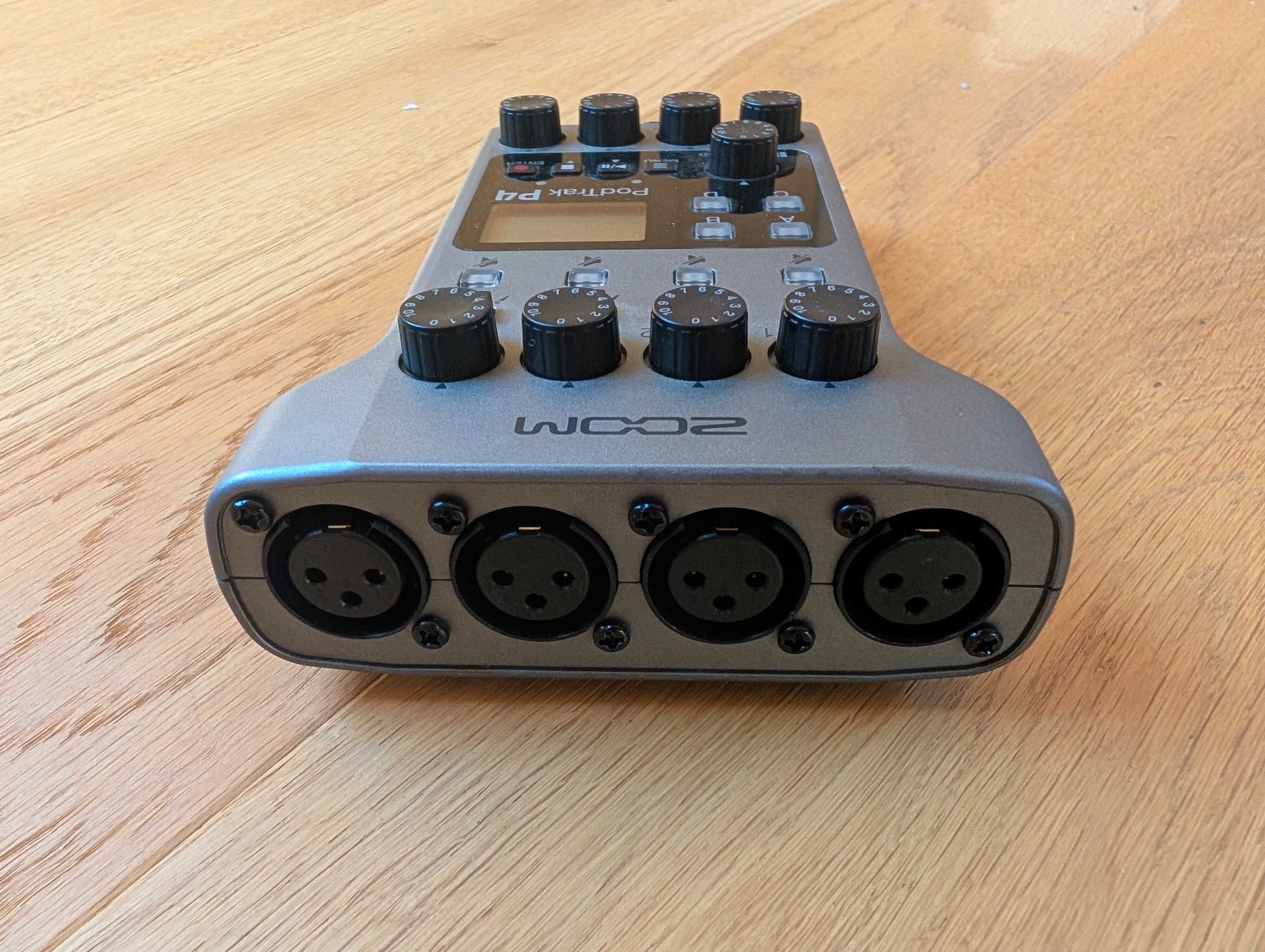 Звукозаписно студио за подкасти. Zoom PodTrak P4 + 3x Rode PodMic