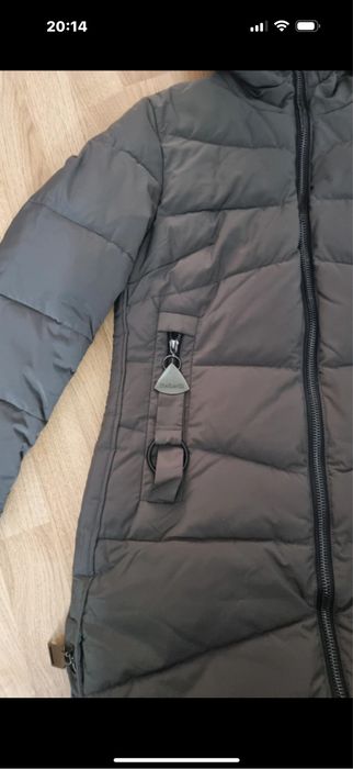 Geaca de iarna cu guler natural