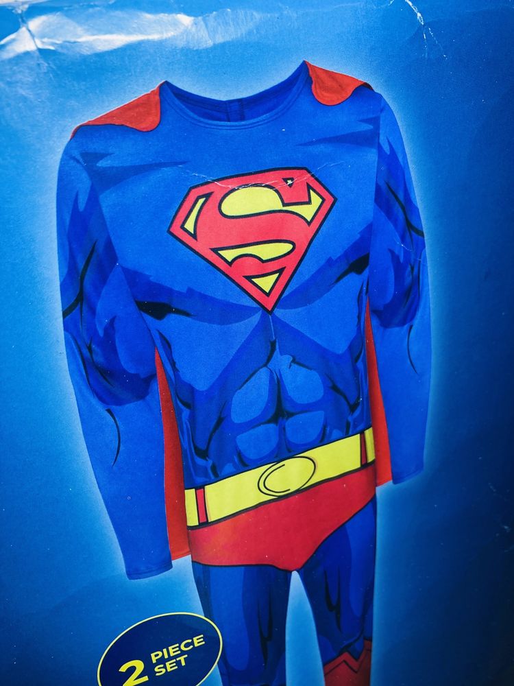 Costum SUPERMAN M/L cu pelerina