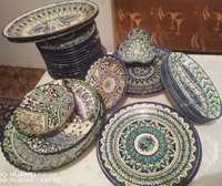 Узбекская керамика. Индивидуальная роспись.