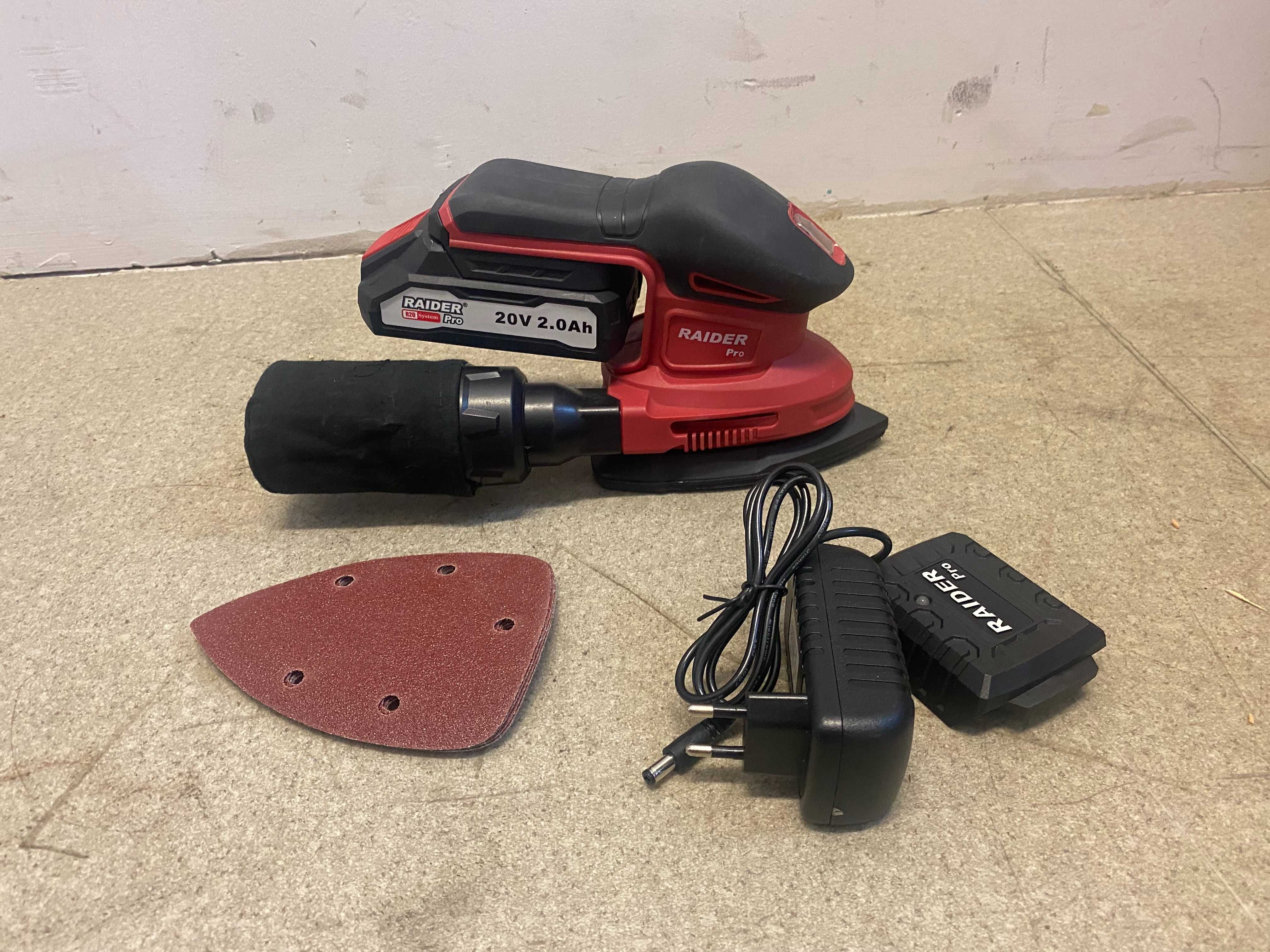 R20 Мултишлайф акум./R20 Ъглошлайф Ø125mm 1x2AH/R20 Радио 20W USB 1x2A