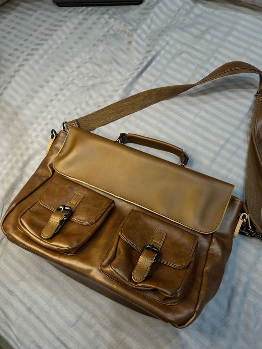 Сумка мессенджер из экокожи