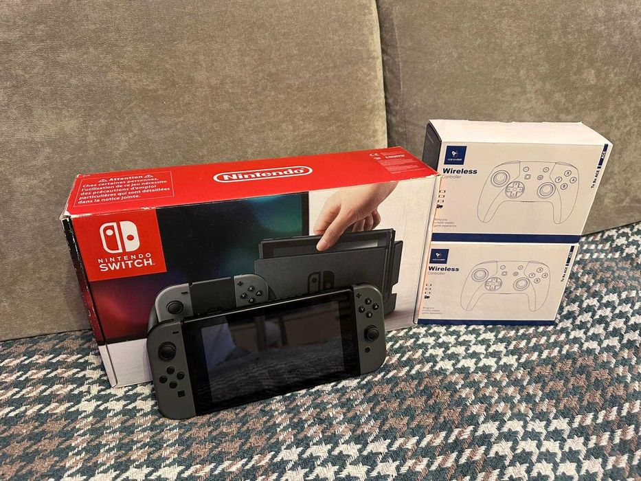 Nintendo Switch V1 Modat Pachet Full Box+Controller