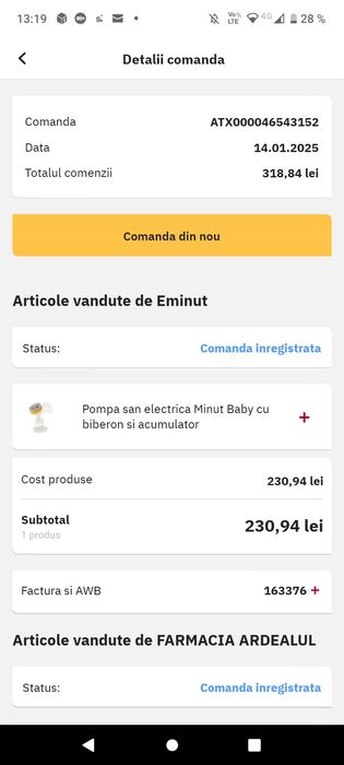 Pompa san electrica în garanție +20 pastile galafor !