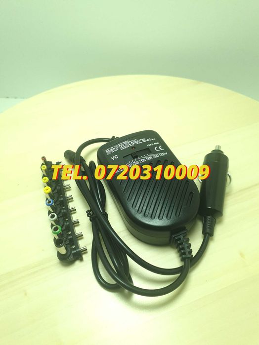 Incarcator Universal Pentru Laptop Pentru Auto Alimentare La 12v