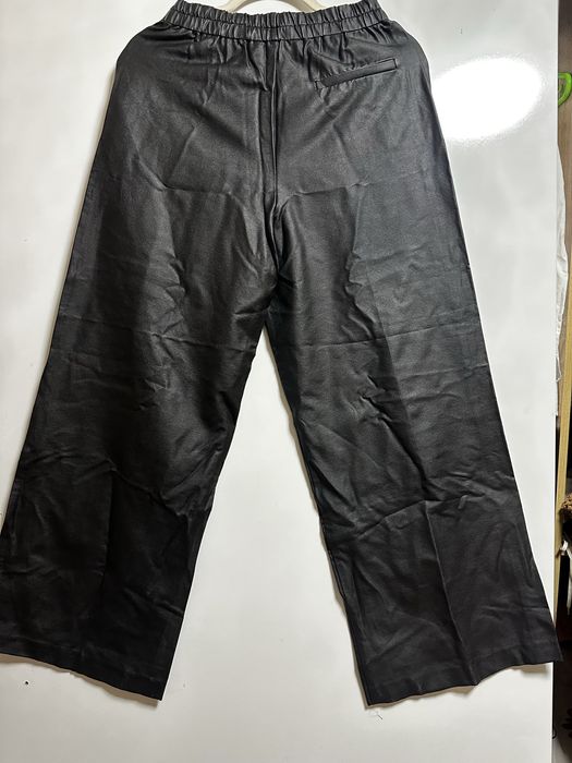 Кожен широк панталон ЗАРА / ZARA, размер ХС