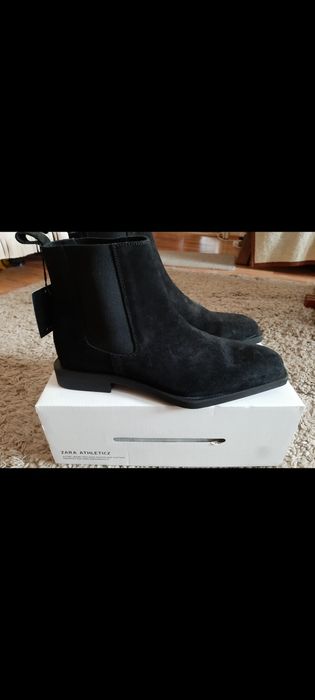 Ghete Zara model Lous Vuitton 40,piele intoarsa