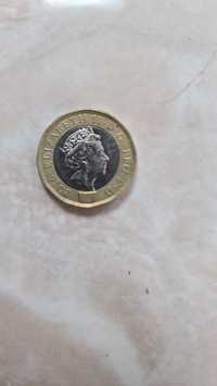 Moneda UK 1 POUND Regina Elizabeth an 2016