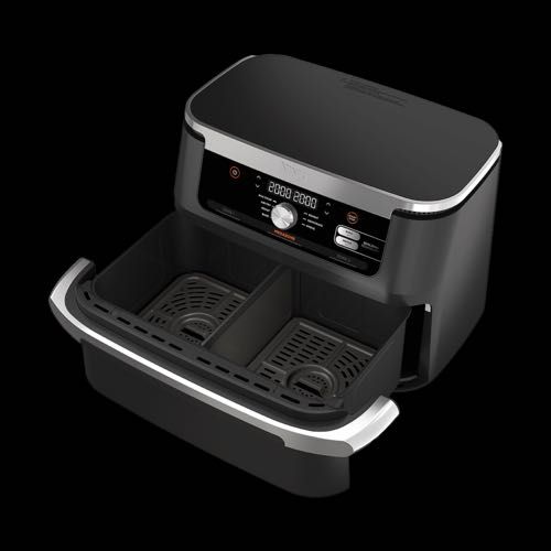 Airfryer Ninja DualZone AF500, 2470W,10.4L, 7 funcții de gătit