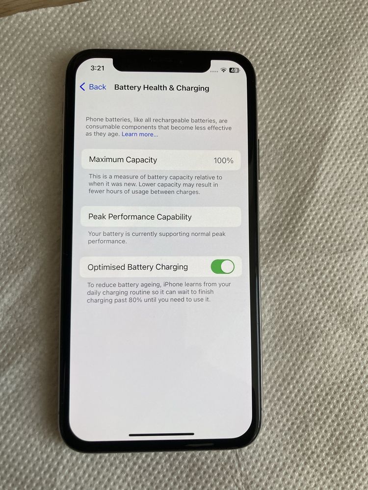 iPhone X 256gb 100%