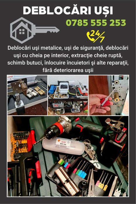 Deblocari uși Oradea și împrejurimi, Non stop