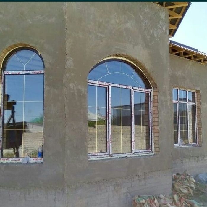 Пластиковые окна двери витражи/ пластик есiк терезе витраждар