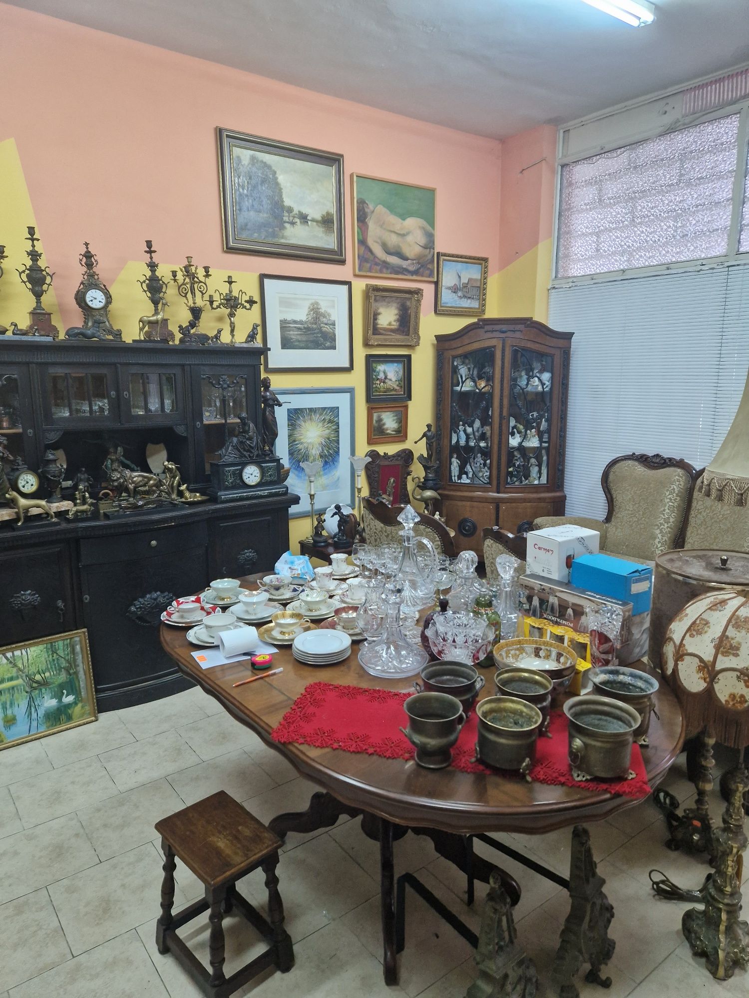 Уникална антикварна китайска порцеланова купа- PERANAKAN