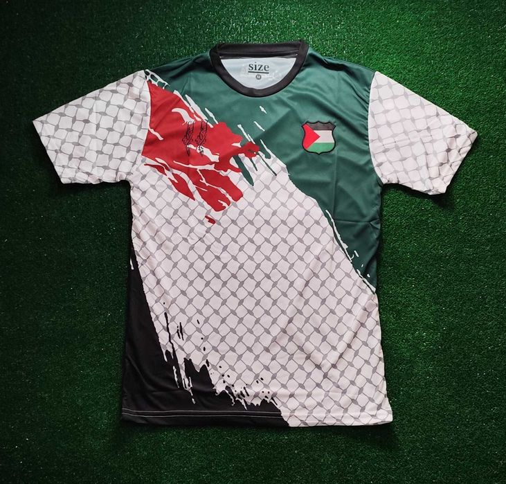 Ново Мъжка тениска футболна Палестина nike kelme фланелка блуза 2025
