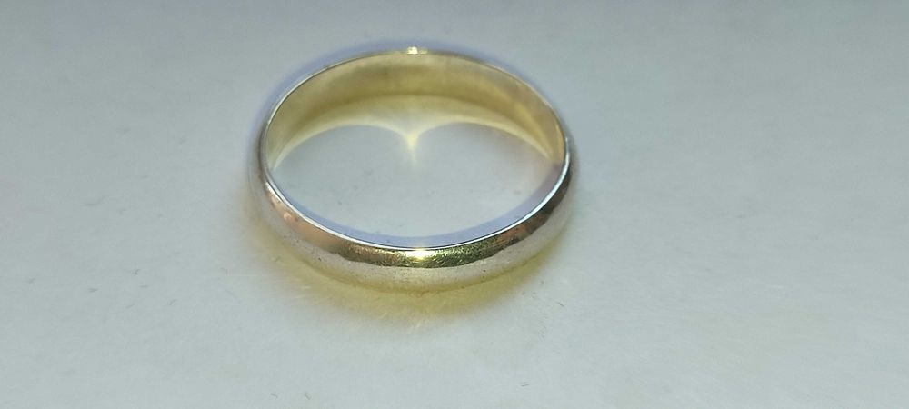 Серебряное кольцо обручальное, разм.22