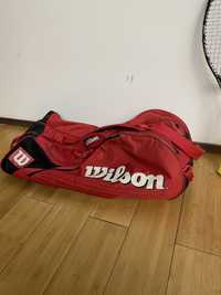 Перчатки бокс, ракетки, сумки и мяч Wilson большой теннис