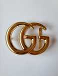Cataramă Double G Gucci marcată 851,  aurie, originală