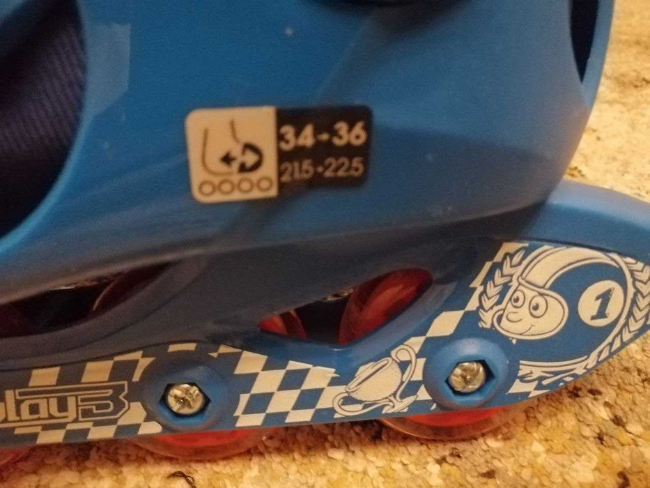 Role PLAY 3 - albastru-rosu mărimea 34-36 NOI - CU ETICHETĂ