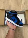Jordan 1 Mid Black Royal Blue 36.5