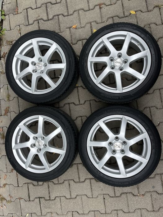 Jante aliaj 5x112mm, anvelope 225/45 R17, VW Audi Seat Skoda Merecedes