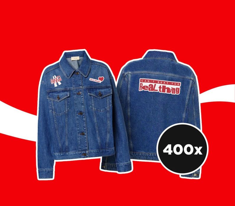 Дънково яке Coca-Cola