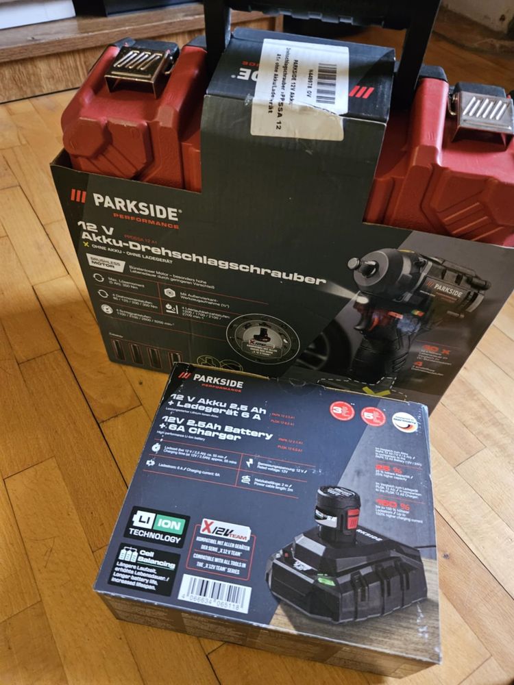 12V Ударен гайковерт Parkside
