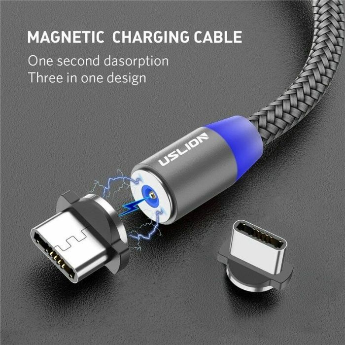 Cablu incarcare magnetic TypeC Type C MicroUSB USB Samsung Huawei