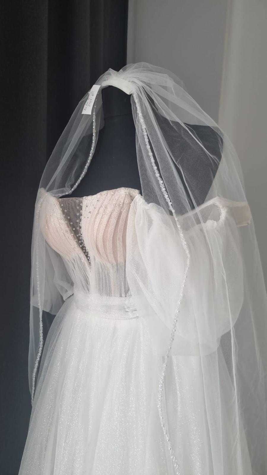 Rochie de Mireasă Diafană în Stil Printesă, Eden Bride, Colecția 2023