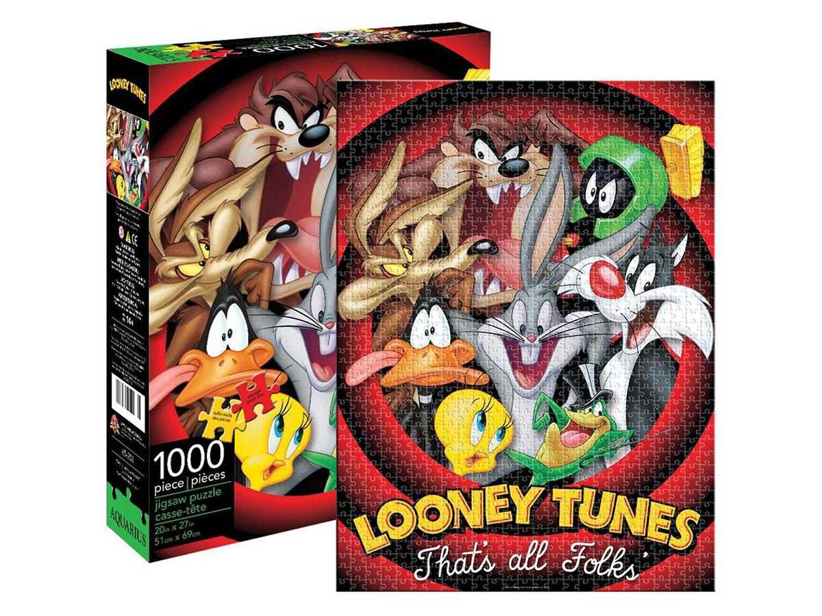 Пазлы Looney Tunes, 1000 элементов (Wonder Toys)