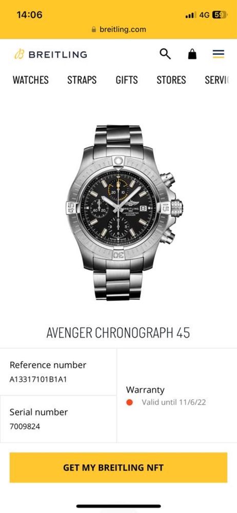 Ceas Breitling Avenger Chronograph 45